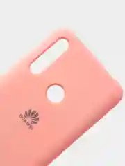 Кораллово-розовый защитный силиконовый чехол Silicone Cover HUAWEI P SMART Z