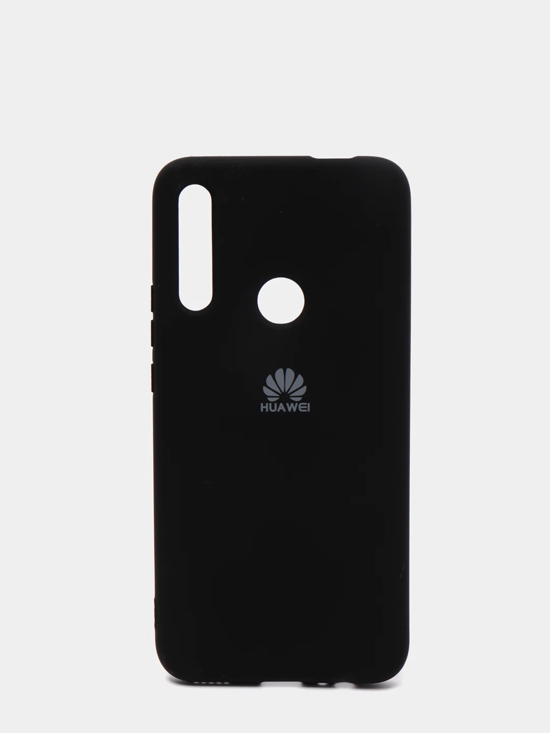 Черный защитный силиконовый чехол Silicone Cover HUAWEI P SMART Z