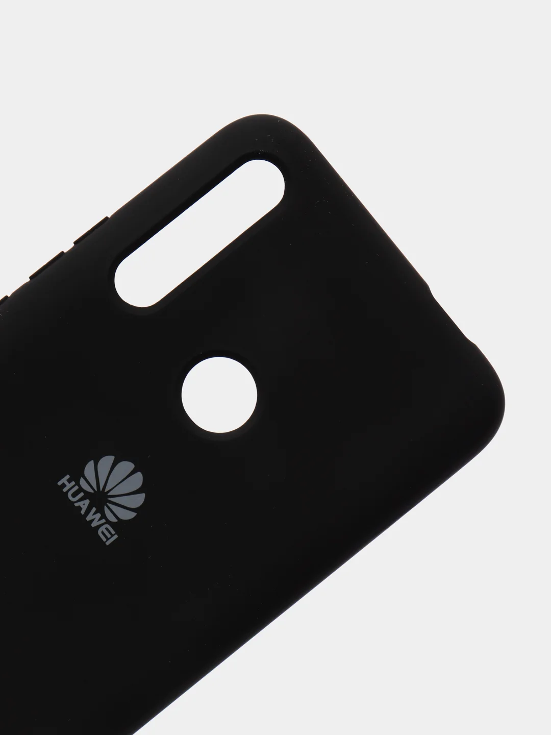 Черный защитный силиконовый чехол Silicone Cover HUAWEI P SMART Z