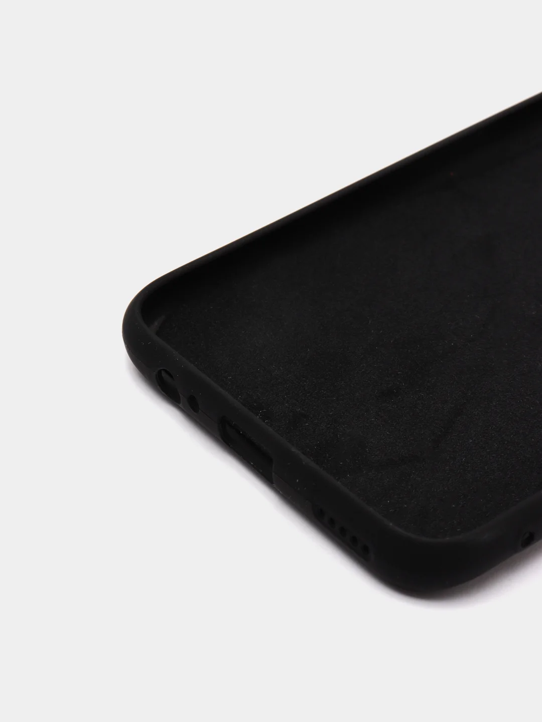 Черный защитный силиконовый чехол Silicone Cover HUAWEI P SMART Z