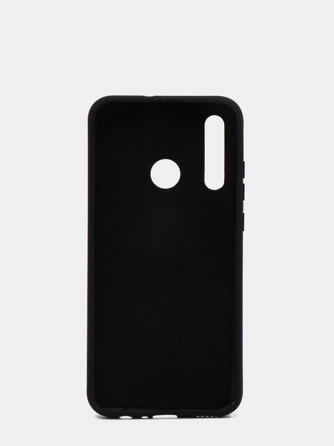 Черный защитный силиконовый чехол Silicone Cover HUAWEI P SMART 2019