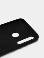 Черный защитный силиконовый чехол Silicone Cover HUAWEI P SMART 2019