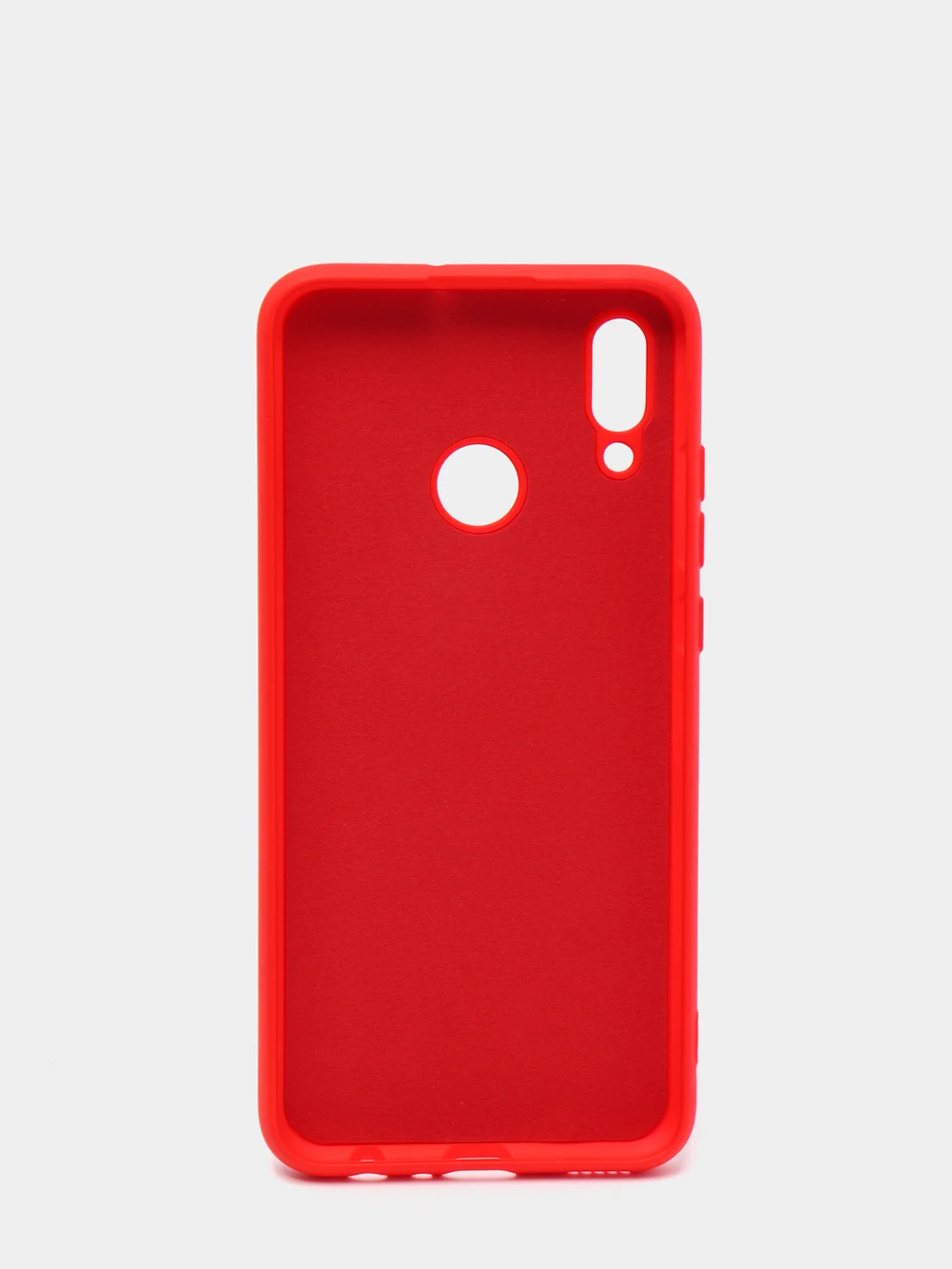 Красный защитный силиконовый чехол Silicone Cover HUAWEI P SMART 2019
