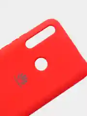 Алый защитный силиконовый чехол Silicone Cover HUAWEI P SMART Z