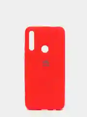 Алый защитный силиконовый чехол Silicone Cover HUAWEI P SMART Z