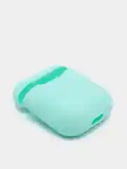 Бирюзовый защитный чехол для наушников AirPods 1/2