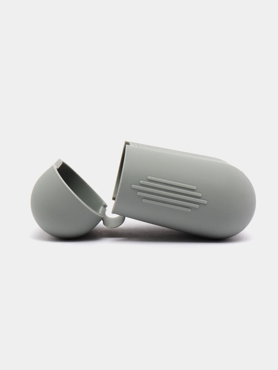 Серый металлик защитный чехол для наушников AirPods 1/2