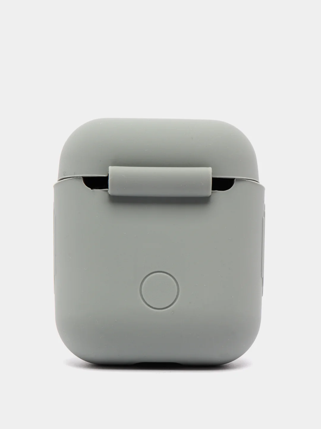 Серый металлик защитный чехол для наушников AirPods 1/2