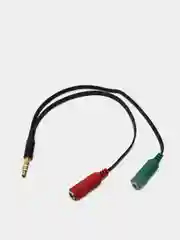 Переходник аудио и микрофон на jack 3.5 mm