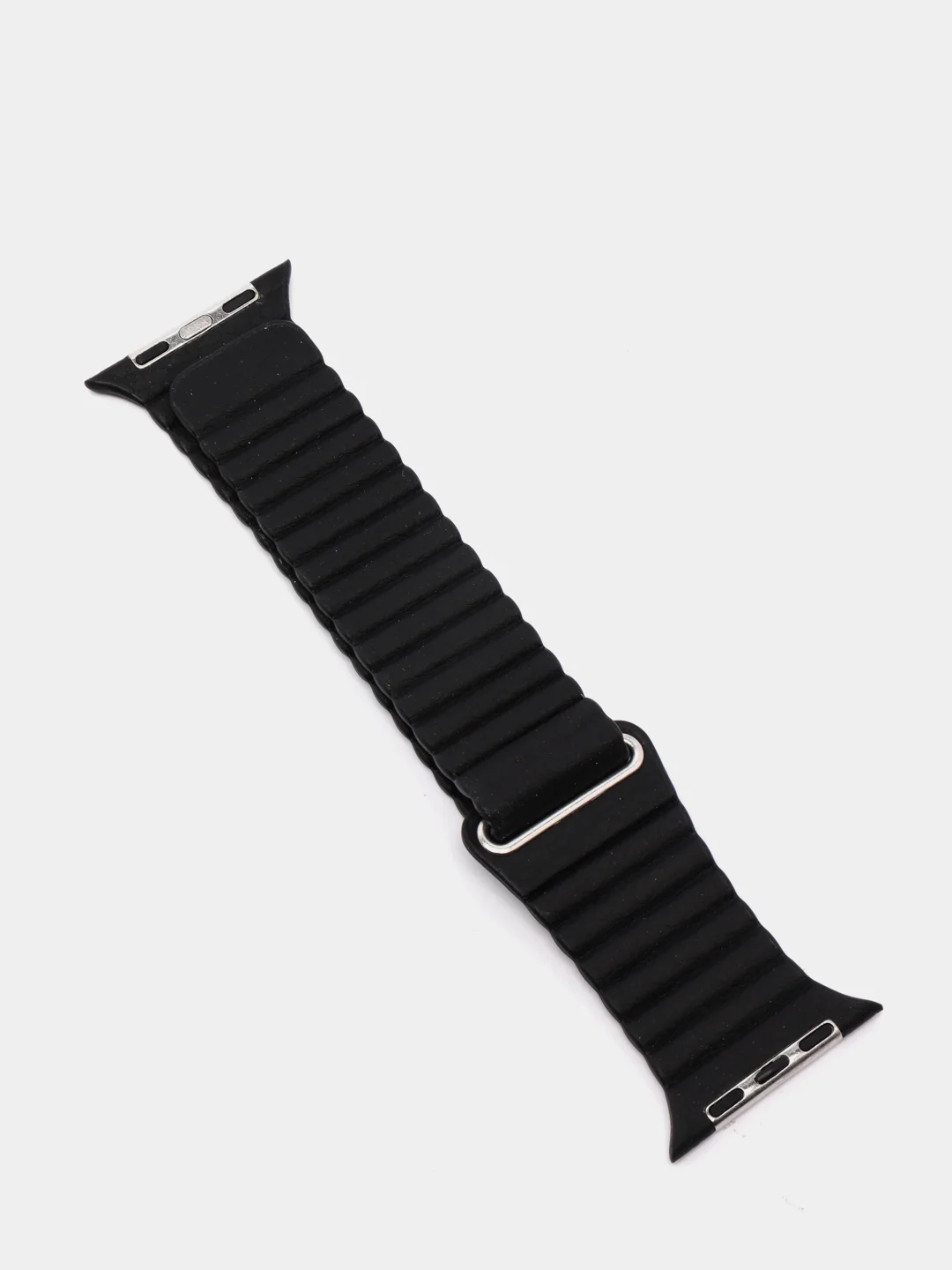 Черный ремешок для Аррle Watch, силикон, 42 mm / 44 mm