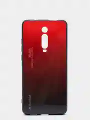 Красный градиентный чехол из закалённого стекла для Xiaomi Redmi 7A,8A,6A,8,Note 8,7,8T,10,K20,9T