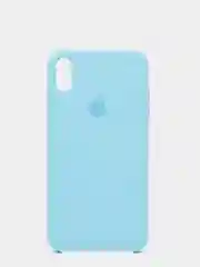 Голубой чехол Silicone Case для iPhone Xs Max