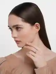 Серебряный серебряные серьги, кольцо минималистичное