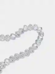 Серый бусины стеклянные с АВ эффектом, 8 мм