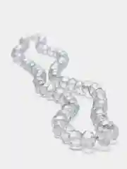 Серый бусины стеклянные с АВ эффектом, 8 мм