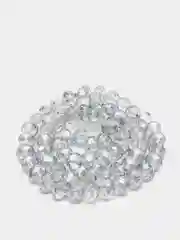 Серый бусины стеклянные с АВ эффектом, 8 мм