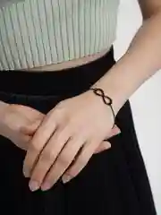 Серебряный браслет "Бесконечность"