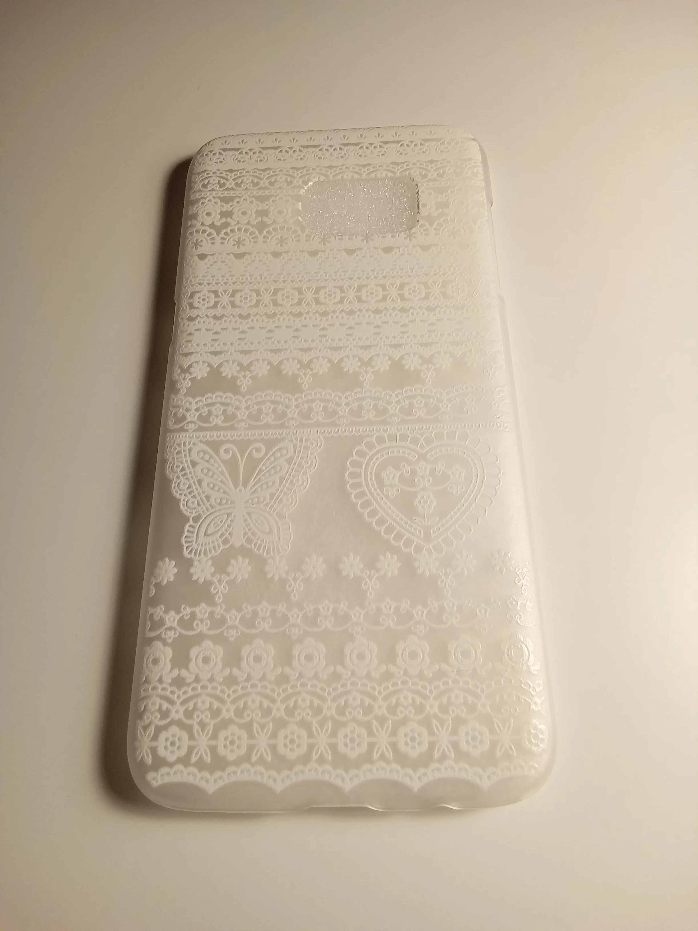 Белый чехол  SAMSUNG S7 EDGE