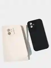 Черный чехол для iPhone 13 Pro Max с защитой камеры силиконовый на айфон про макс