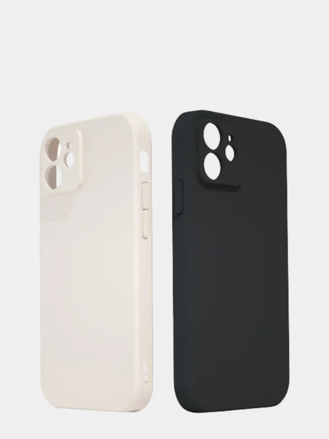 Черный чехол для iPhone 13 Pro Max с защитой камеры силиконовый на айфон про макс