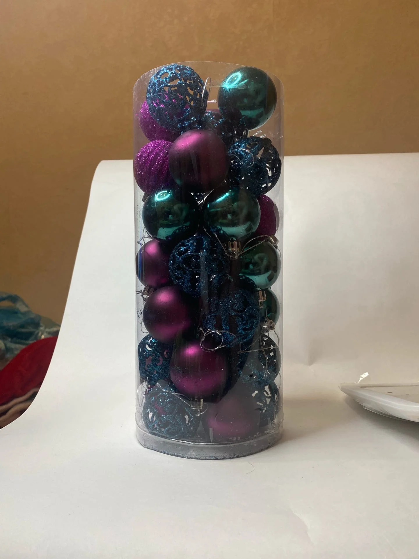 Золотой елочная игрушка, 24 штуки и 35 штук