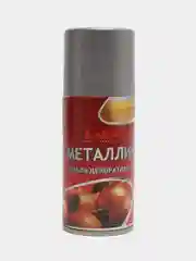 Аэрозольная краска металлик универсальная, серебро 210мл, аэрозоль.