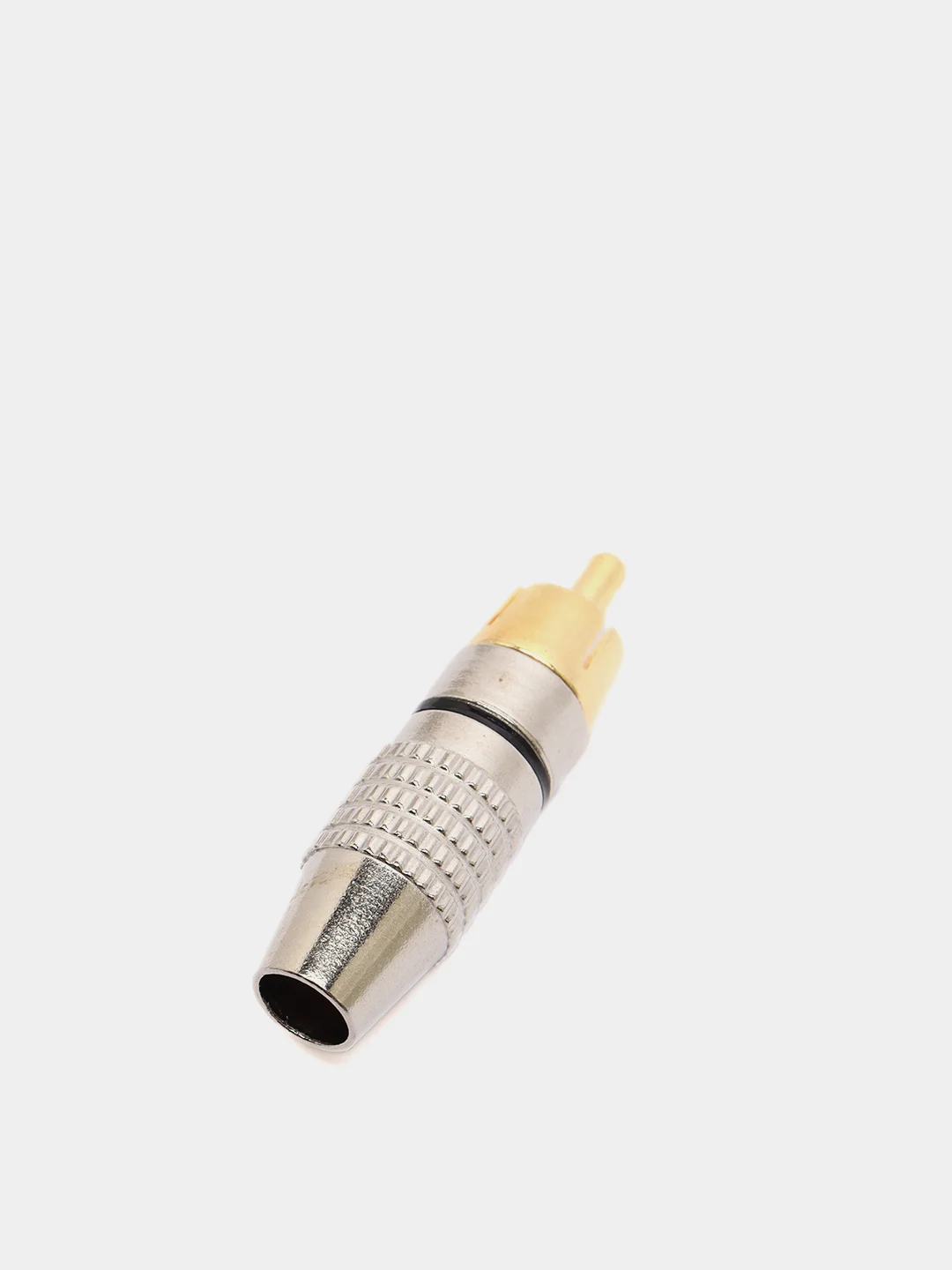 Штекер RCA тюльпан SZC-0218 RP-213 металл черный