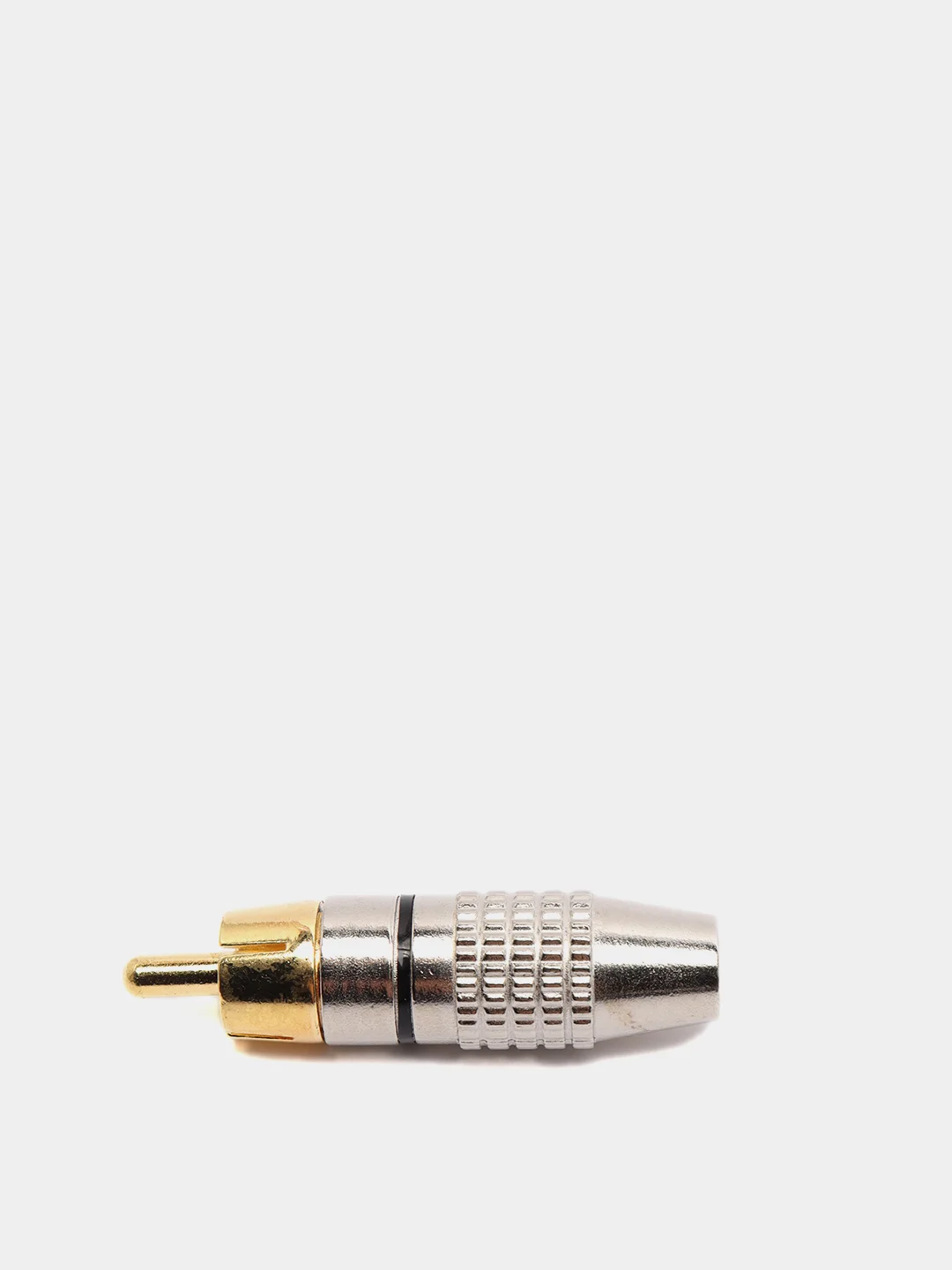 Штекер RCA тюльпан SZC-0218 RP-213 металл черный