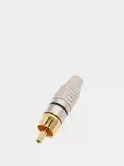 Штекер RCA тюльпан SZC-0218 RP-213 металл черный