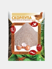 Скорлупа яичная натуральная, 1500 г для кур, подкормка