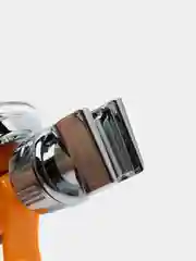Серебряный настенный держатель для душевой лейки с вакуумной присоской