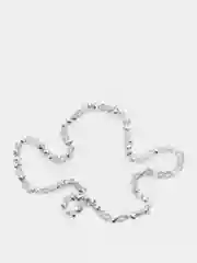 Серый меланж бусины стеклянные, бусины с гранями, 6мм