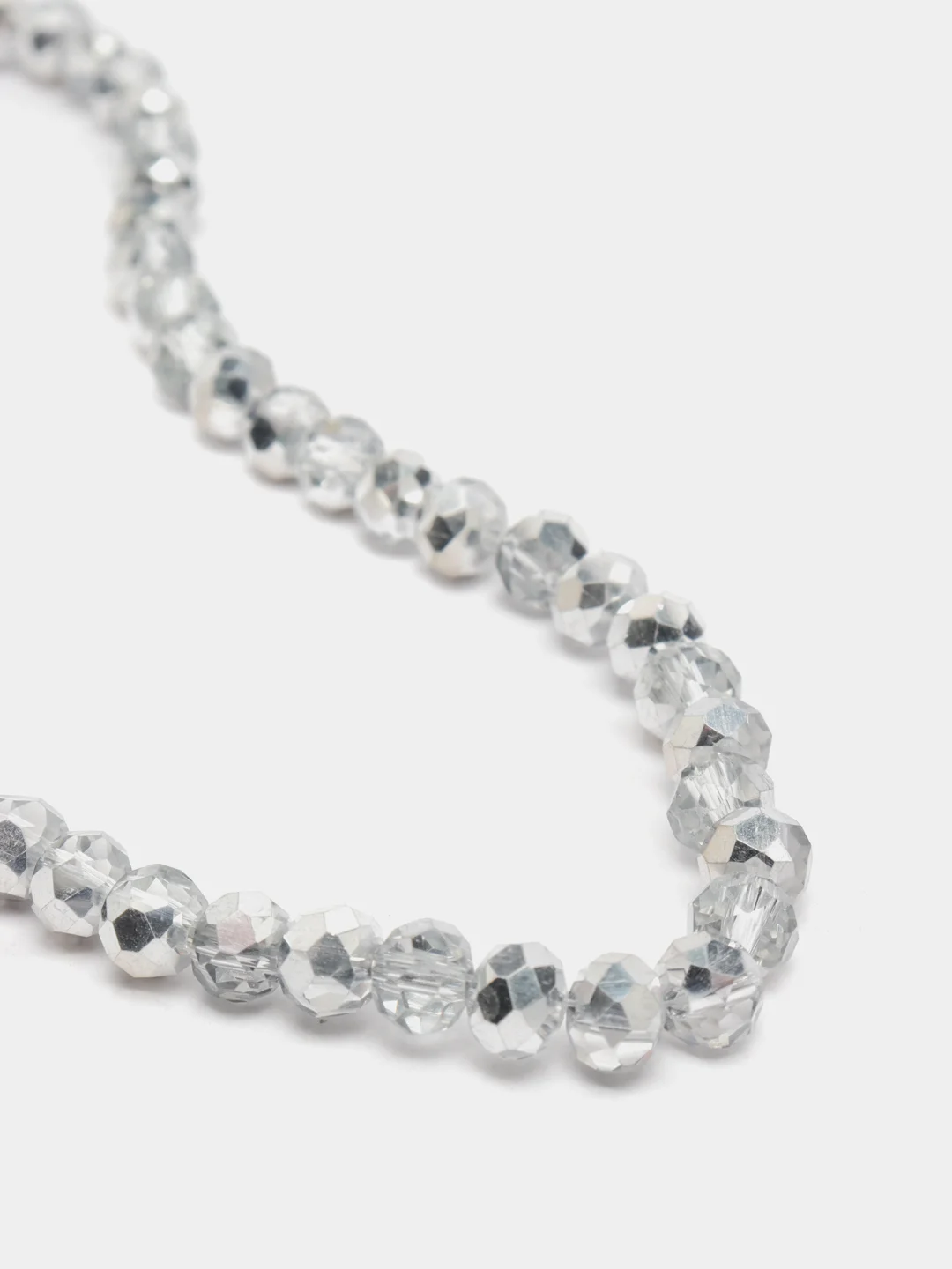 Серый меланж бусины стеклянные, бусины с гранями, 6мм