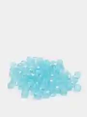 Голубой бусины с гранями 4мм