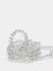 Серый меланж бусины с гранями 4мм