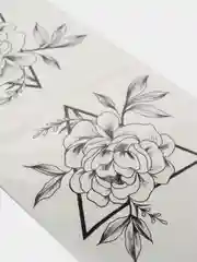 Серый переводные тату/для тела/временные тату/временные татуировки 21*10 см