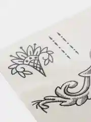 Хаки переводные тату/для тела/временные тату/временные татуировки 24 * 13,8 см