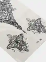 Серебряный временная татуировка 20,5*9,5 см / переводная татуировка / тату рукав / для тела /
