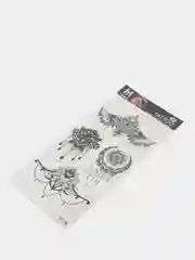 Коричневый временная татуировка 20,5*9,5 см / переводная татуировка / тату рукав / для тела /