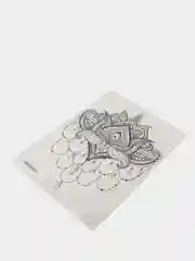 Терракотовый временная переводная татуировка, 21*15 cm