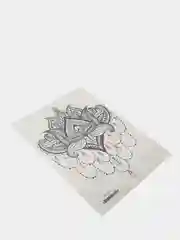 Терракотовый временная переводная татуировка, 21*15 cm