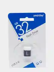 Черный флешка SmartBuy USB flash drive 32GB Lara