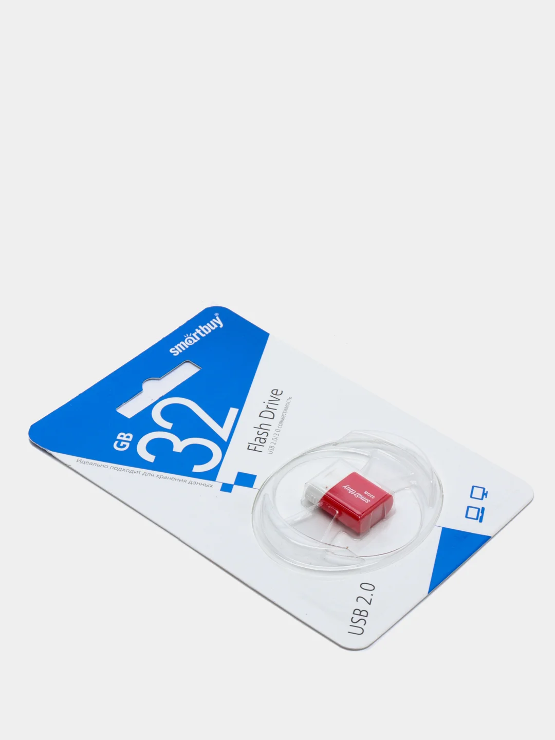Красный флешка SmartBuy USB flash drive 32GB Lara