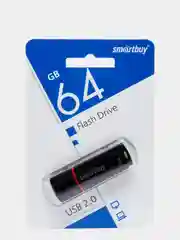 Черный флешка SmartBuy Crown 32GB / 64GB USB flash drive 2.0