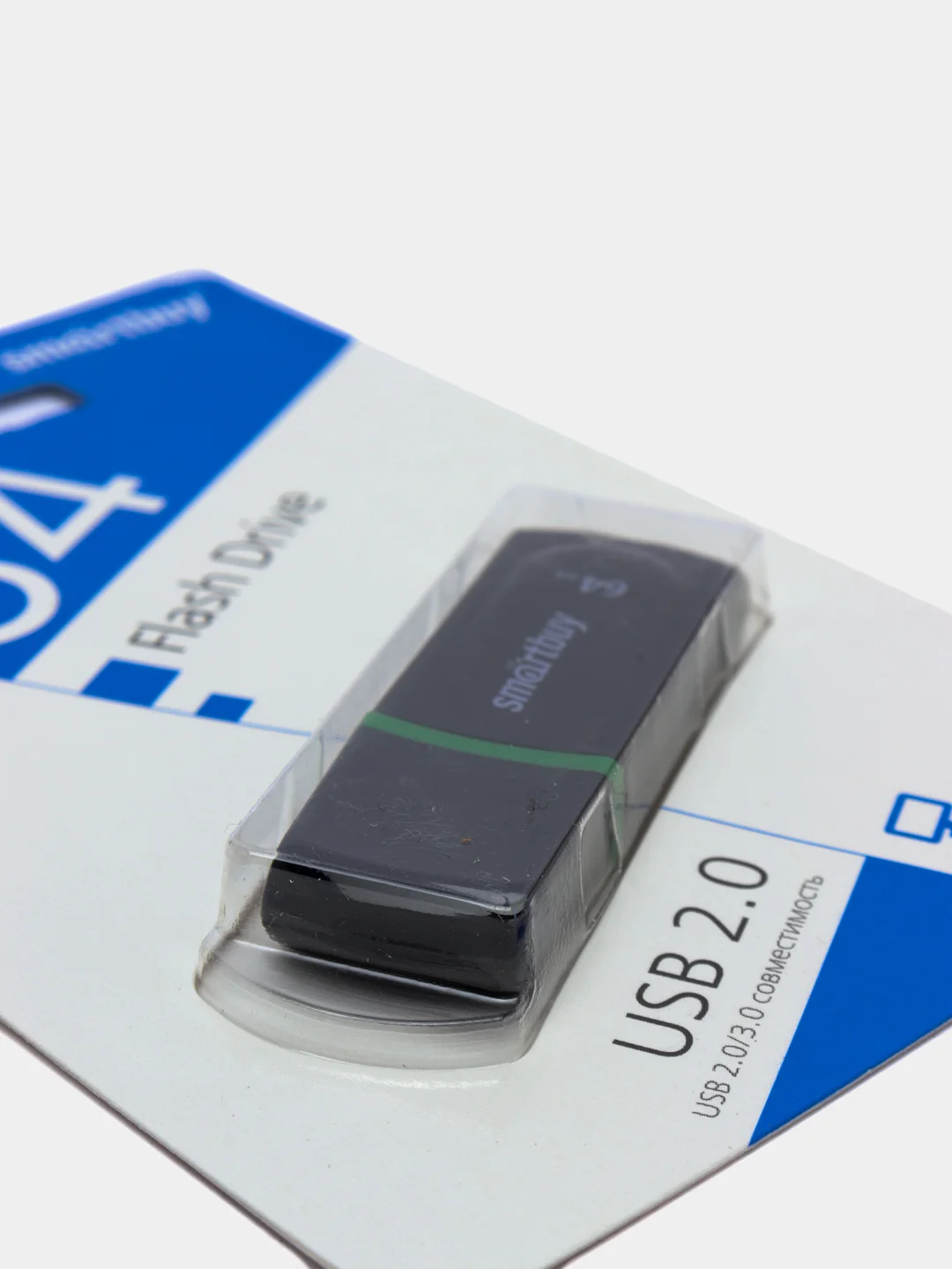 Черный флешка SmartBuy Paean 32GB / 64GB USB flash drive 2.0