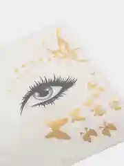 Оливковый переводные тату/ для лица/временные тату/ временные татуировки 15*10,5 см