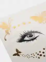 Коралловый переводные тату/ для лица/временные тату/ временные татуировки 15*10,5 см