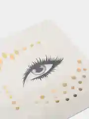 Розовый переводные тату/ для лица/временные тату/ временные татуировки 15*10,5 см