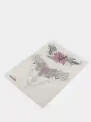 Красный временная переводная татуировка, 21*15 cm