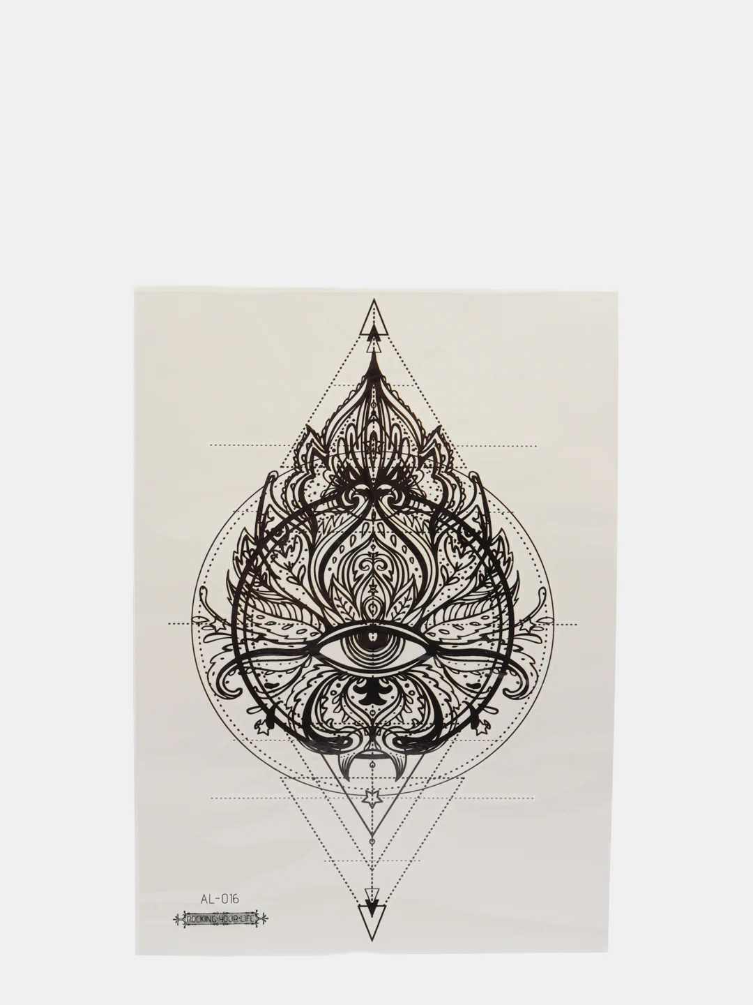 Золотой временная переводная татуировка, 21*15 cm